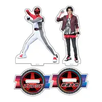 Acrylic stand - Bakuage Sentai Boonboomger / Bun Red