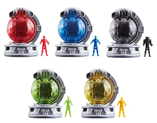 Transformation Devices - Uchu Sentai Kyuranger / Kajiki Yellow & Chameleon Green & Oushi Black & Ookami Blue
