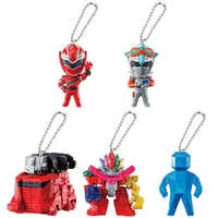 Key Chain - Mashin Sentai Kiramager / Kiramai Red & Kiramai Silver