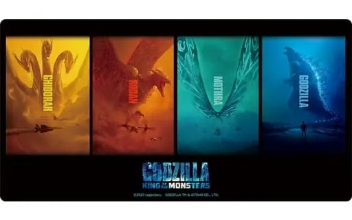 Desk Mat - Godzilla / Ghidorah & Rodan & Mothra