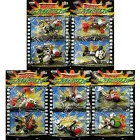 Key Chain - Kamen Rider / Shocker Combatmen & Kamen Rider 2 & Kamen Rider 1