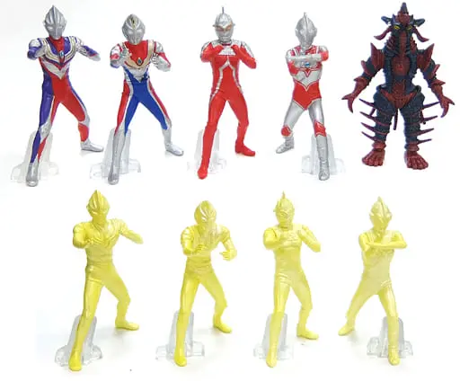 Trading Figure - Great Decisive Battle! The Super 8 Ultra Brothers / Ultraman Tiga (Character) & Alien Hipporit & Ultraman Jack