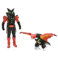 Trading Figure - Kamen Rider Den-O / Kamen Rider Kiva (Character) & Kamen Rider Dark Kiva