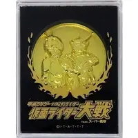 Commemorative medal - Kamen Rider / Kamen Rider Gaim (Character) & Kamen Rider 1