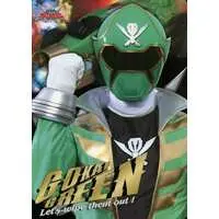 Plastic Sheet - Stationery - Kaizoku Sentai Gokaiger / Gokai Green