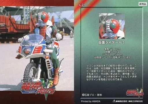 Trading Card - Kamen Rider V3 / Kamen Rider V3 (Character)