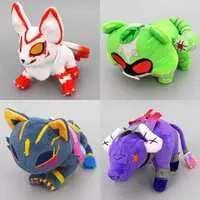 Key Chain - Plush - Kamen Rider Geats / Kamen Rider Tycoon & Kamen Rider Na-Go & Kamen Rider Buffa