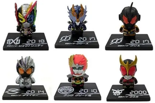 Trading Figure - Kamen Rider OOO / Ankh & Kamen Rider Chaser & Kamen Rider Grease & Kamen Rider Cross-Z