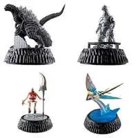 Trading Figure - Godzilla / Mechagodzilla & Jet Jaguar & Mothra