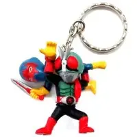 Key Chain - Kamen Rider / Shocker Combatmen & Kamen Rider 2