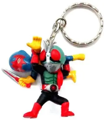 Key Chain - Kamen Rider / Shocker Combatmen & Kamen Rider 2