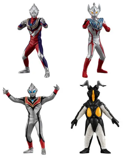 Trading Figure - Ultraman Tiga / Ultraman Tiga (Character) & Zetton & Evil Tiga