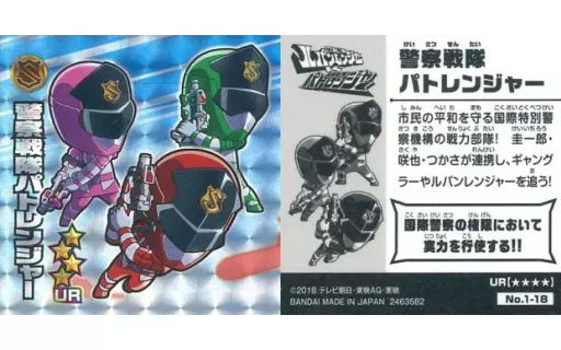 Stickers - Kaitou Sentai Lupinranger VS Keisatsu Sentai Patranger