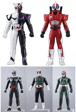 Trading Figure - Kamen Rider / Kamen Rider Double & Kamen Rider 1 & Kamen Rider Skull & Kamen Rider Accel