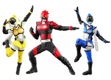 Trading Figure - Hikonin Sentai Akibaranger / AkibaYellow & AkibaBlue & AkibaRed