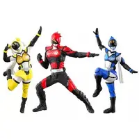 Trading Figure - Hikonin Sentai Akibaranger / AkibaYellow & AkibaBlue & AkibaRed