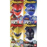 Trading Figure - Bakuryuu Sentai Abaranger / AbareBlack & AbareYellow & AbareBlue & AbareMax