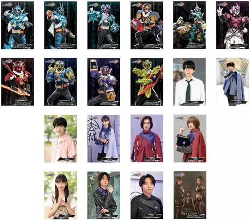 Character Card - Kamen Rider Gotchard / Minato & Kamen Rider Valvarad & Supana Kurogane & Houtaro Ichinose