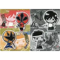 Plastic Sheet - Stationery - Samurai Sentai Shinkenger / Shinken Gold & Shinken Red