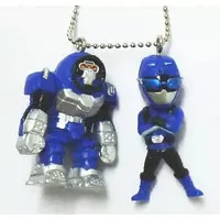 Key Chain - Tokumei Sentai Go-Busters / Blue Buster