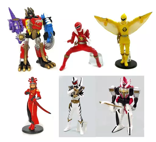 Trading Figure - Bakuryuu Sentai Abaranger / AbareYellow & AbareMax & AbareKiller