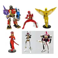 Trading Figure - Bakuryuu Sentai Abaranger / AbareYellow & AbareMax & AbareKiller