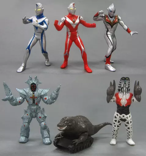 Trading Figure - Ultraman Tiga / Alien Godola & Deathfacer & Evil Tiga