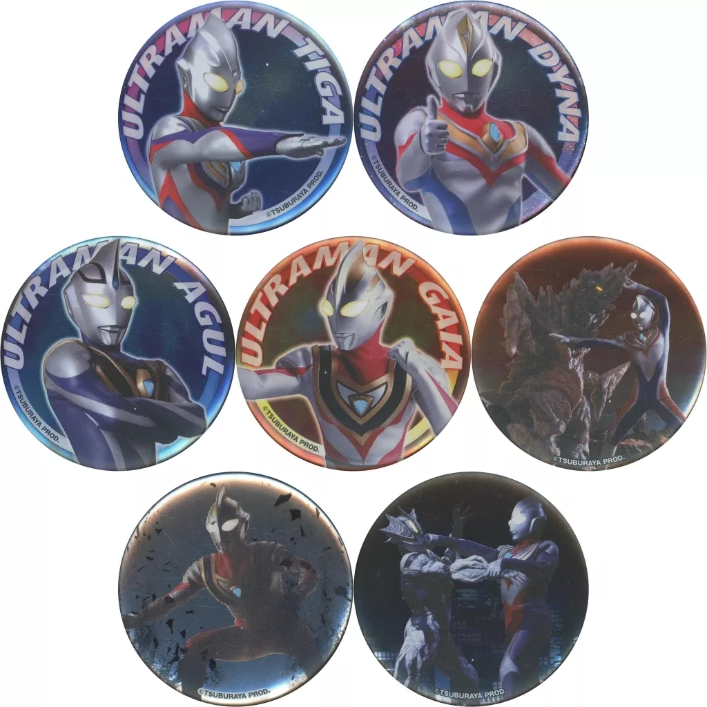 Badge - Ultraman Gaia / Kyrieloid & Ultraman Agul