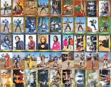 Trading Card - Kamen Rider Agito / Kamen Rider G4 & Kamen Rider Gills & Kamen Rider G3