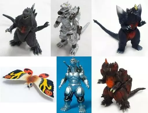 Trading Figure - Godzilla: Tokyo SOS / Destoroyah & SpaceGodzilla & Mechagodzilla & Mothra