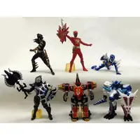 Trading Figure - Bakuryuu Sentai Abaranger / AbareBlack & AbareBlue