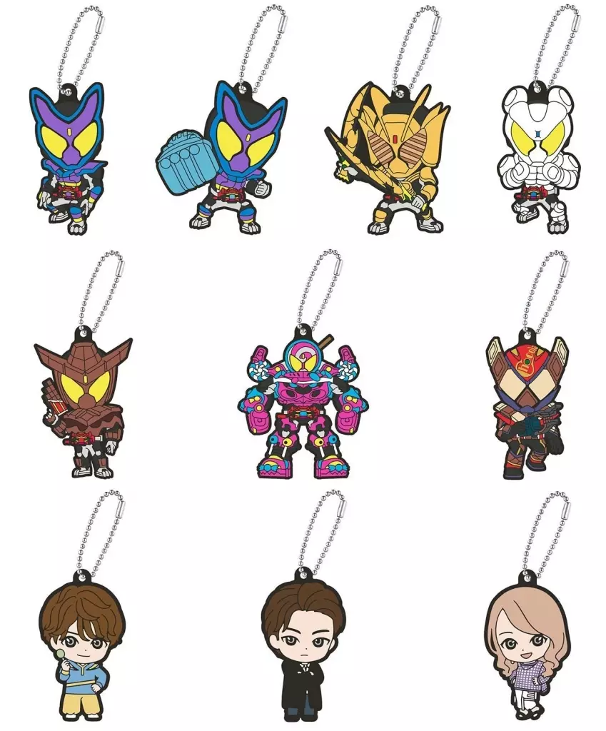 Key Chain - Kamen Rider Gavv / Kamen Rider Valen & Sachika Amane & Hanto Karakida & Shoma