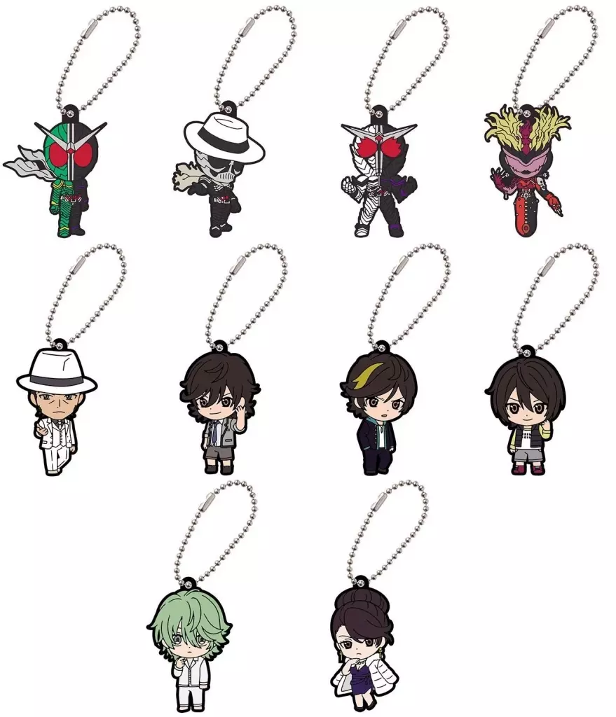 Key Chain - Kamen Rider W / Kamen Rider Double & Kamen Rider Skull & Taboo Dopant