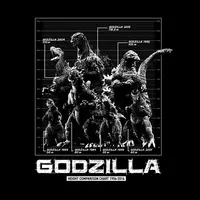 Clothes - T-shirts - Godzilla Size-L