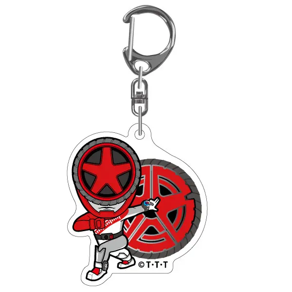 Key Chain - Bakuage Sentai Boonboomger / Bun Red