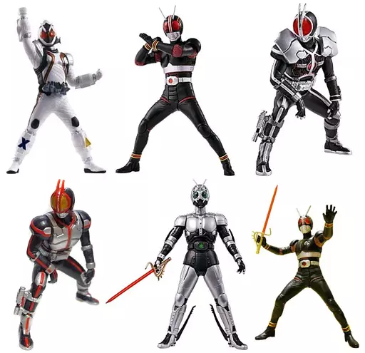 Trading Figure - Kamen Rider Black / Shadow Moon & Kamen Rider Faiz & Kamen Rider Fourze