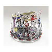 Acrylic stand - Bakuage Sentai Boonboomger / Bun Red & Bun Blue & Bun Pink