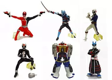 Trading Figure - Tokusou Sentai Dekaranger / Doggie Kruger & DekaRed & DekaMaster & DekaBreak