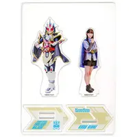 Acrylic stand - Kamen Rider Gotchard / Kamen Rider Majade & Rinne Kudo