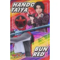 Character Card - Bakuage Sentai Boonboomger / Bun Red