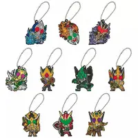 Key Chain - Kamen Rider Blade / Kamen Rider Garren & Kamen Rider Chalice & Kamen Rider Leangle & Kamen Rider Glaive