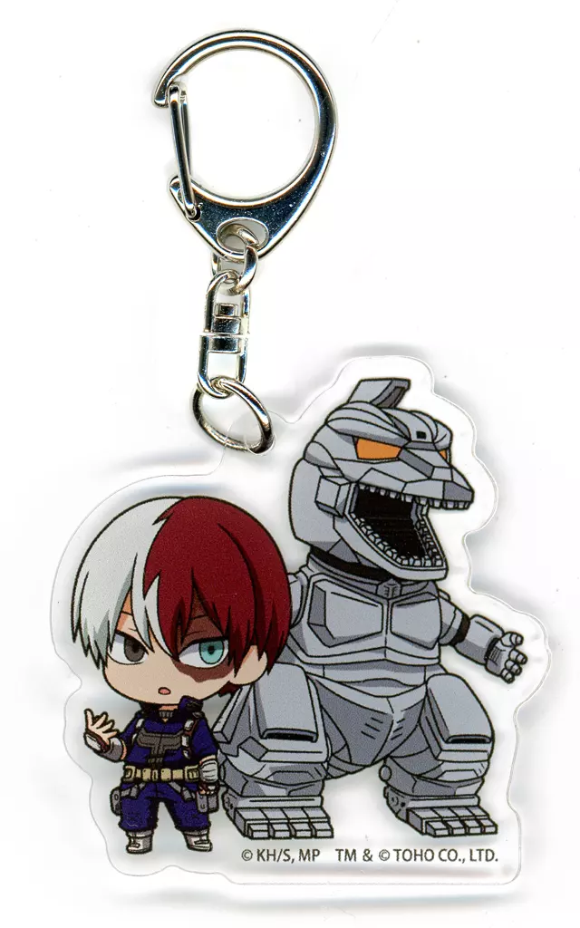 USED) Key Chain - Godzilla / Mechagodzilla (轟焦凍＆メカゴジラ