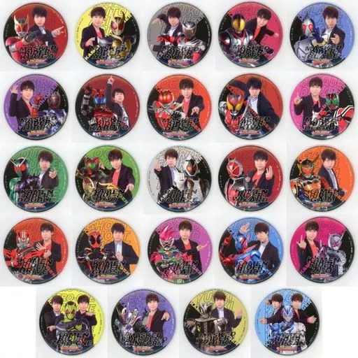 Badge - Kamen Rider Kuuga / Kamen Rider Den-O & Kamen Rider Yuuki & Kamen Rider Vulcan