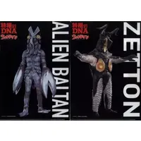 Stationery - Plastic Folder - Ultraman / Zetton & Alien Baltan