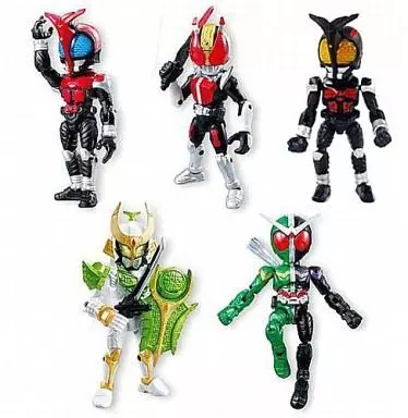 Trading Figure - Kamen Rider Gaim / Kamen Rider Double & Kamen Rider Den-O & Kamen Rider Dark Kabuto & Kamen Rider Zangetsu