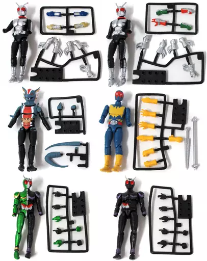 Trading Figure - Kamen Rider / Kamen Rider Double & Kamen Rider Joker & Jigoku Taishi & Shocker Combatmen
