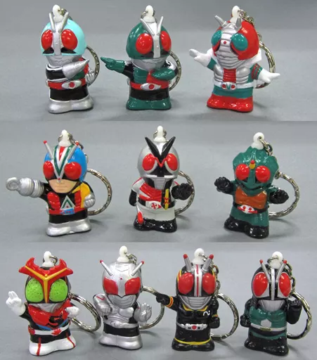 Key Chain - Kamen Rider / Kamen Rider 1 & Kamen Rider 2 & Riderman