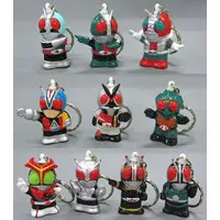 Key Chain - Kamen Rider / Kamen Rider 1 & Kamen Rider 2 & Riderman