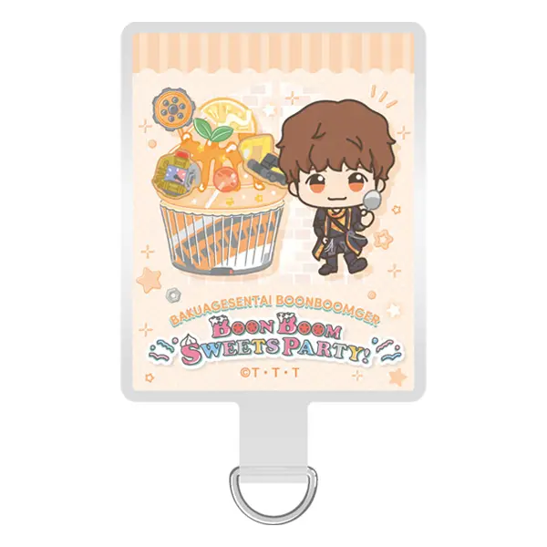 Smartphone Accessory - Phone Tab - Bakuage Sentai Boonboomger / Bun Orange