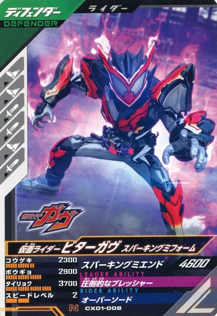 Ganbarizing - Ganba Legends - Kamen Rider Gavv / Kamen Rider Bitter Gavv